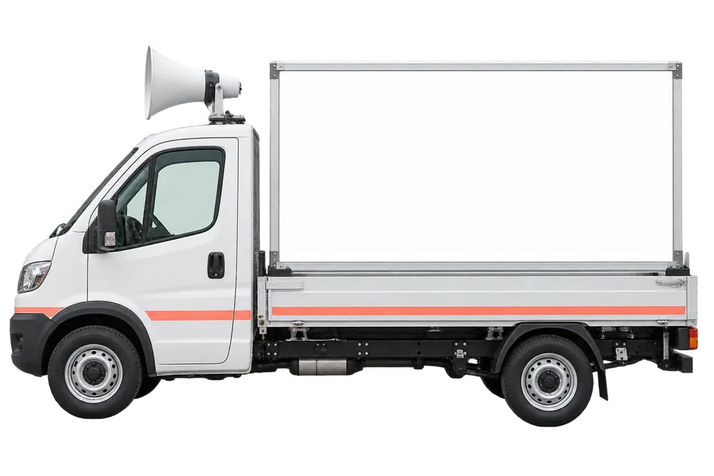 Váš návrh na reklamním autě